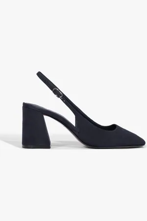 Schutz Slingback Leia Block Camurça
