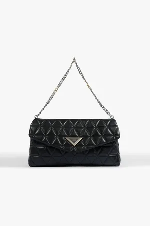 Schutz Bolsa Pouch 944 Couro Preta