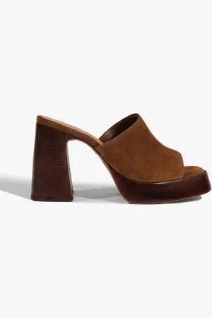 Schutz Tamanco Rowan Camurça