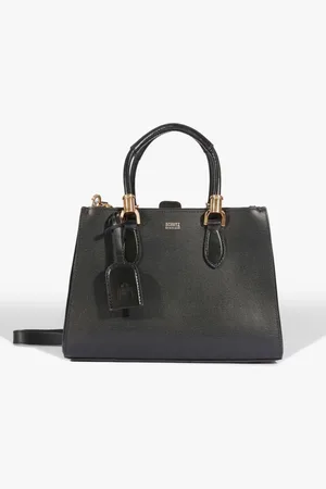 Schutz Bolsa Tote Grande New Lorena Couro Preta