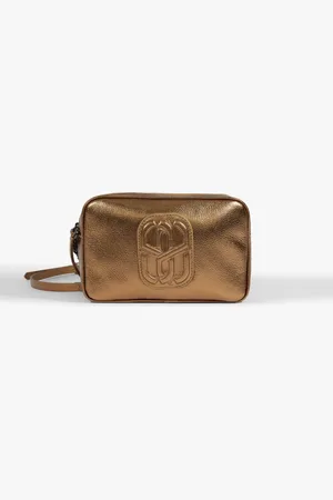 Schutz Bolsa Tiracolo Belle Couro Dourada