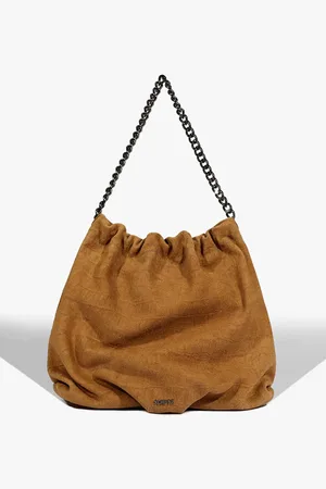 Schutz Bolsa Hobo Aryen Camurça Croco Clara