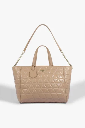 Schutz Bolsa Shopping Grande 944 Travel Couro Nude