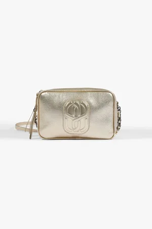 Schutz Bolsa Tiracolo Belle Couro Dourada Clara