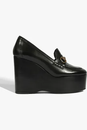 Schutz Loafer Plataforma Angel Couro