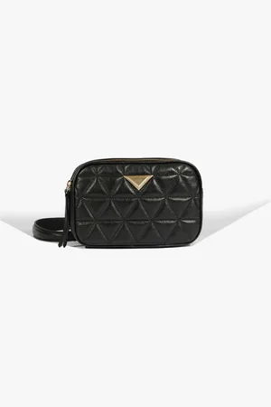Schutz Bolsa Tiracolo Câmera Bag 944 Couro Preta