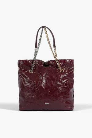 Schutz Bolsa Dazed Média Couro Vinho