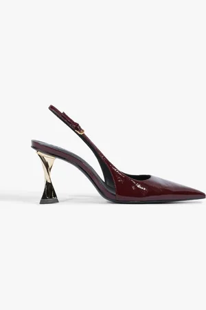 Schutz Scarpin Slingback Elisha Pump Couro