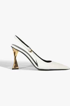 Schutz Scarpin Slingback Elisha Pump Couro