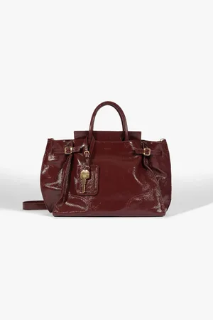 Schutz Bolsa Tote Heaven Couro Vermelha