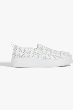 Schutz Tênis Slip On Triangle Couro