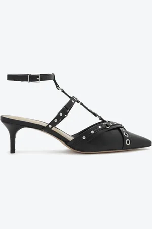 Schutz Sapato Scarpin Venezia Kitten Heel Couro