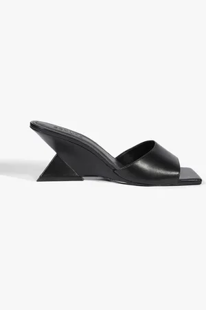 Schutz Mule Abbie Sculpt Couro
