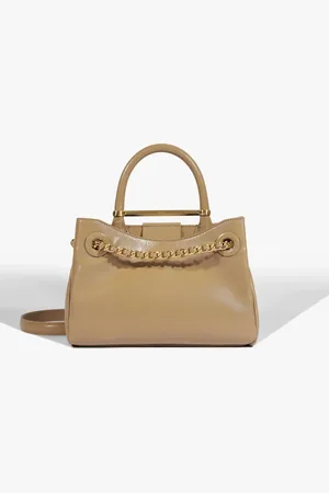 Schutz Bolsa Mini Tote Crush Couro