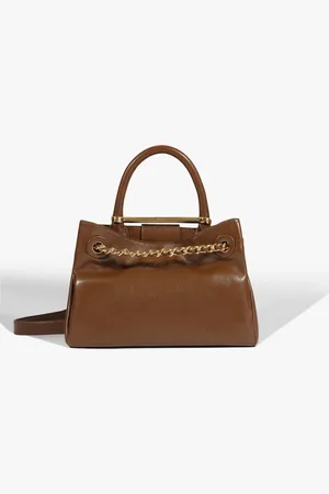 Schutz Bolsa Mini Tote Crush Couro