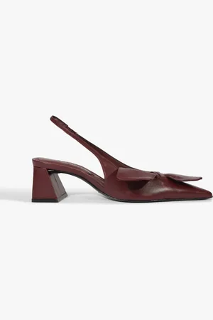 Schutz Slingback Rhonda Mid Couro