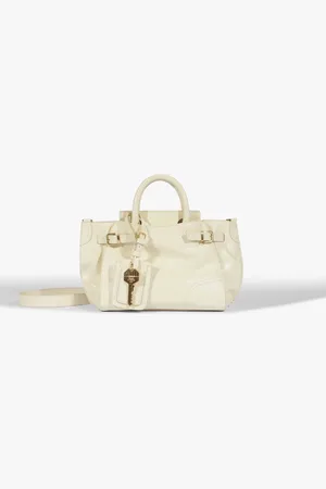 Schutz Bolsa Mini Tote Heaven Couro Branca