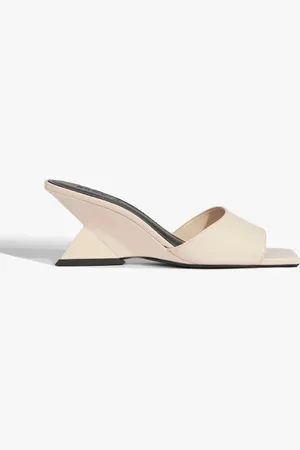 Schutz Mule Abbie Sculpt Couro Vinho