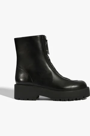 Schutz Bota Farrah Couro Preta