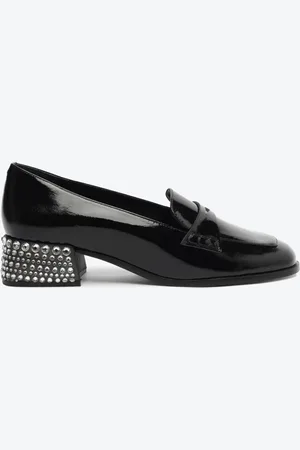 Schutz Mocassim Louise Verniz Crystal by Swarovski