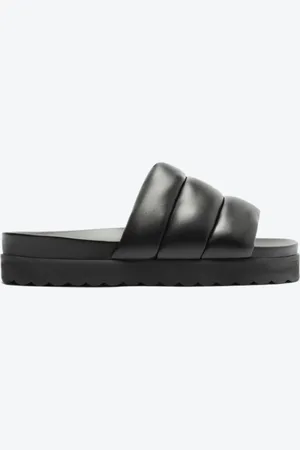 Schutz Papete Slide Flatform Maisha Preta