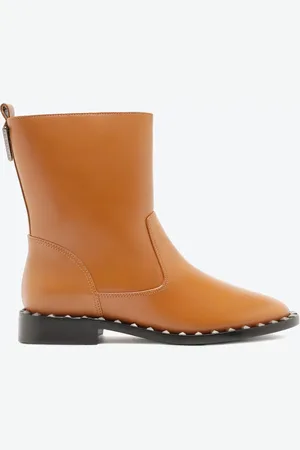 Schutz Bota Bennie Mid Cal Couro