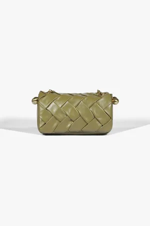 Schutz Bolsa Shoulder Weave Couro