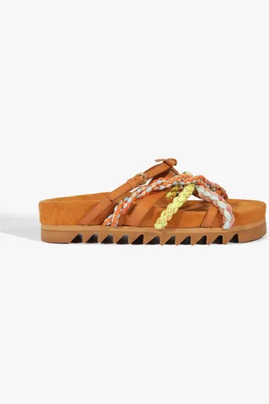 Schutz Papete Domitila Sporty e Tiras Coloridas