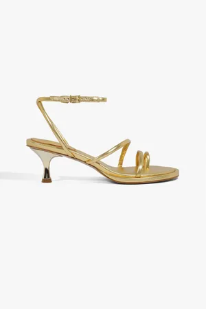 Schutz Sandália Mila Mid Dourado