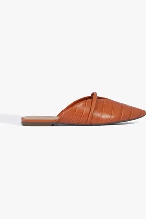 Schutz Sapato Mule Croco