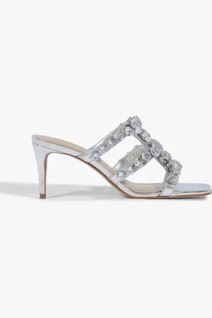 Schutz Mule Pedraria Couro