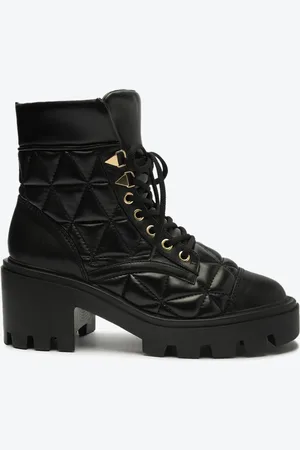 Schutz Bota Birdie Couro Preta
