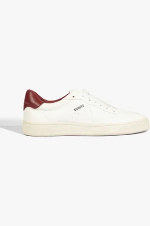 Schutz Tênis Branco e Vinho