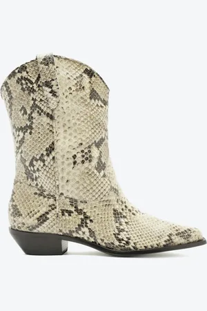Schutz Bota Western Couro Snake