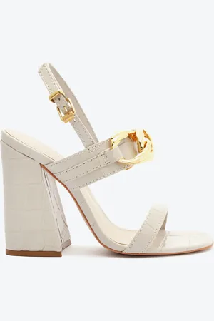 Schutz Sandália Mikka Wide Croco