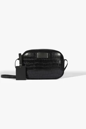 Schutz Camera Bag Couro Pequena Preta