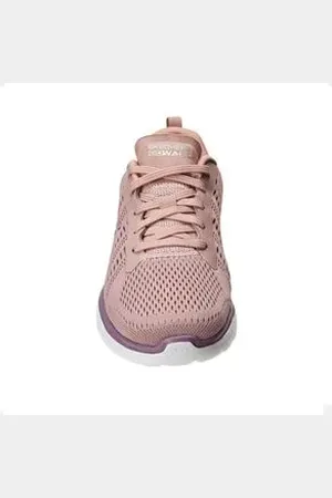 Skechers Tênis Running Feminino Go Walk 6-Bold Vision Rosa 34