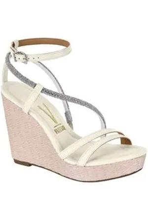 VIZZANO Sandália Feminino Anabela 6283.2106 Cristal
