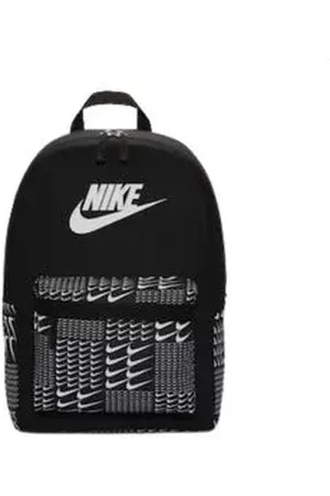 Nike Mochila Esportiva Heritage Swoosh Grid Preto Un