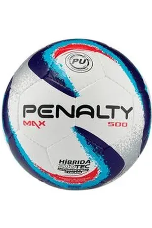 Penalty Bola Esportiva Indoor Max 500 Branca E Azul Un