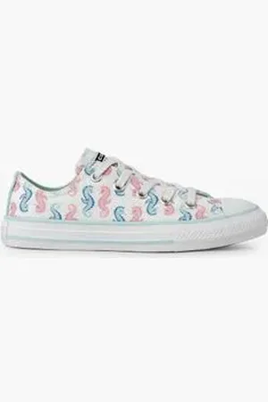 Converse Tênis Casual Infantil Chuck Taylor All Star Off-White