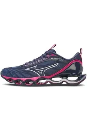 Mizuno Tênis Running Feminino Wave Prophecy 11 Azul E Rosa 34