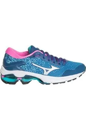 Mizuno Tênis Running Feminino Wave Invictus 2 Azul 36