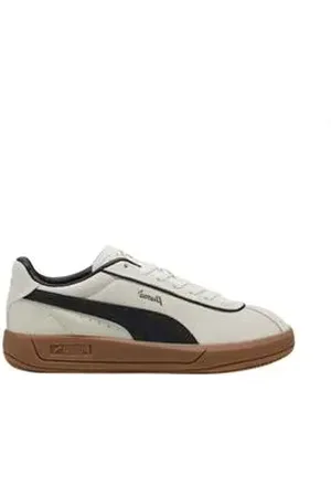 PUMA Tênis Casual Feminino Club Klassika Sd Off White White- Black- Gold 34