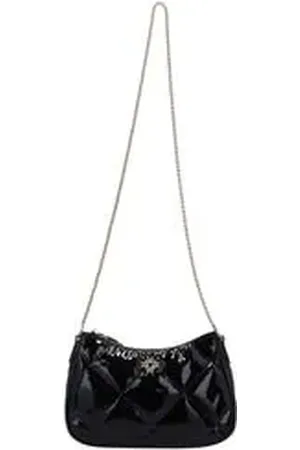 Luz da Lua Bolsa Feminina Tiracolo Pequena Preta Un