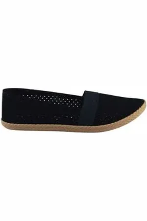 MOLECA Sapatilha Feminina Alpargatas Preta Preto
