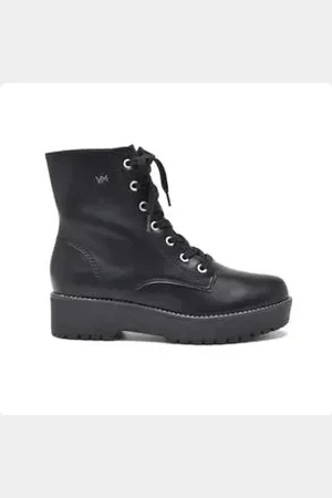VIA MARTE Bota Feminina Coturno 34