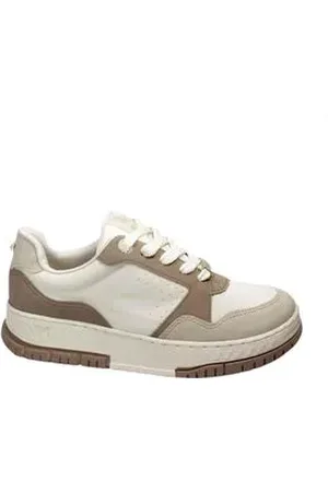 VIA MARTE Tênis Moda Feminino Em Nobuck Marrom Saara