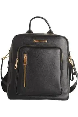 DM Mochila E Bolsa Couro Grande Dayane Magalhães Preta Un