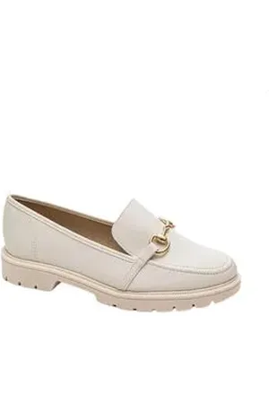 BEIRA RIO Sapato Feminino Mocassim Off White 34